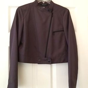 NWT | LAFAYETTE 148 | Cropped Moto Jacket | SZ 4